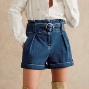 Sezane Rome Shorts - Denim